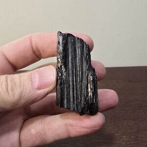 Black Tourmaline Crystal Specimen #B